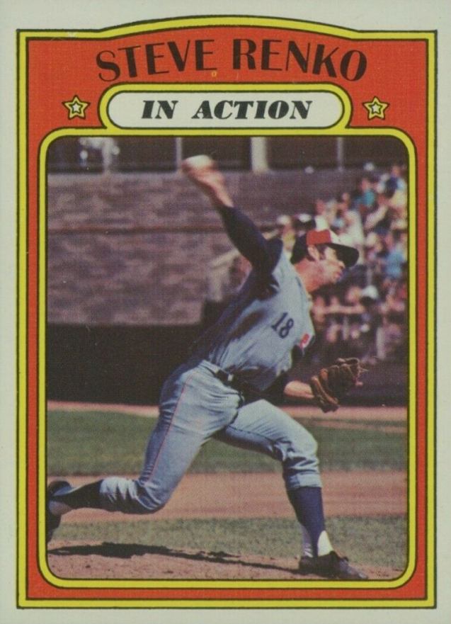 1972 Topps Steve Renko #308 Baseball Card