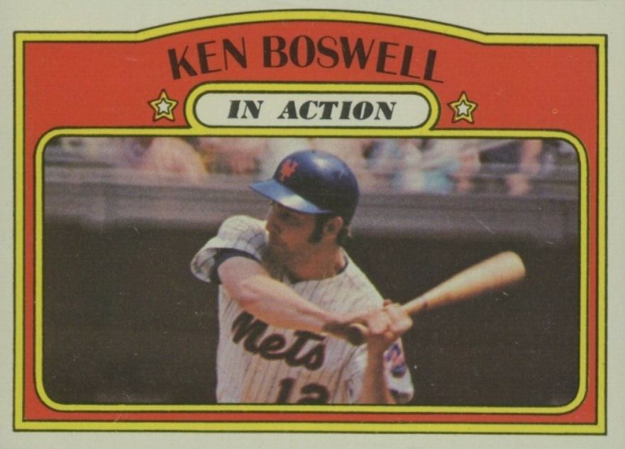 1972 Topps Ken Boswell #306 Baseball Card