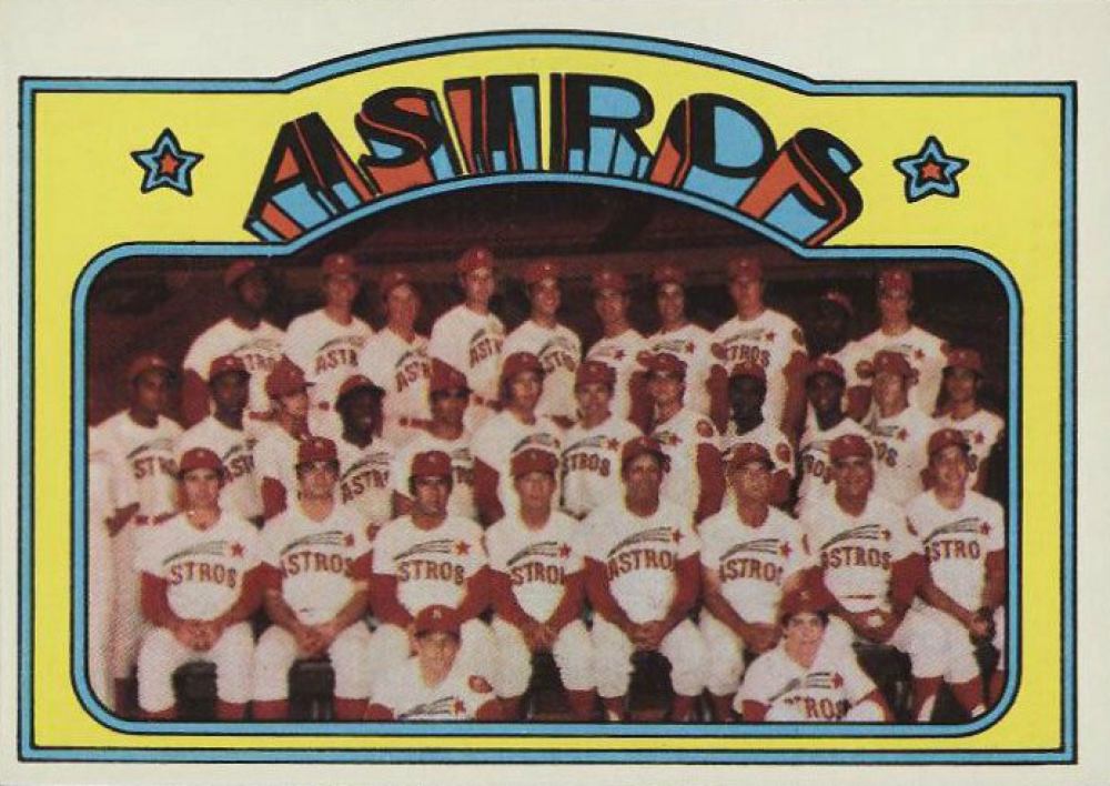 1972 Topps Astros Team #282 Baseball Card