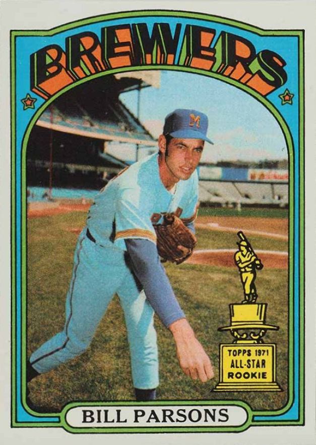 1972 Topps Bill Parsons #281 Baseball Card