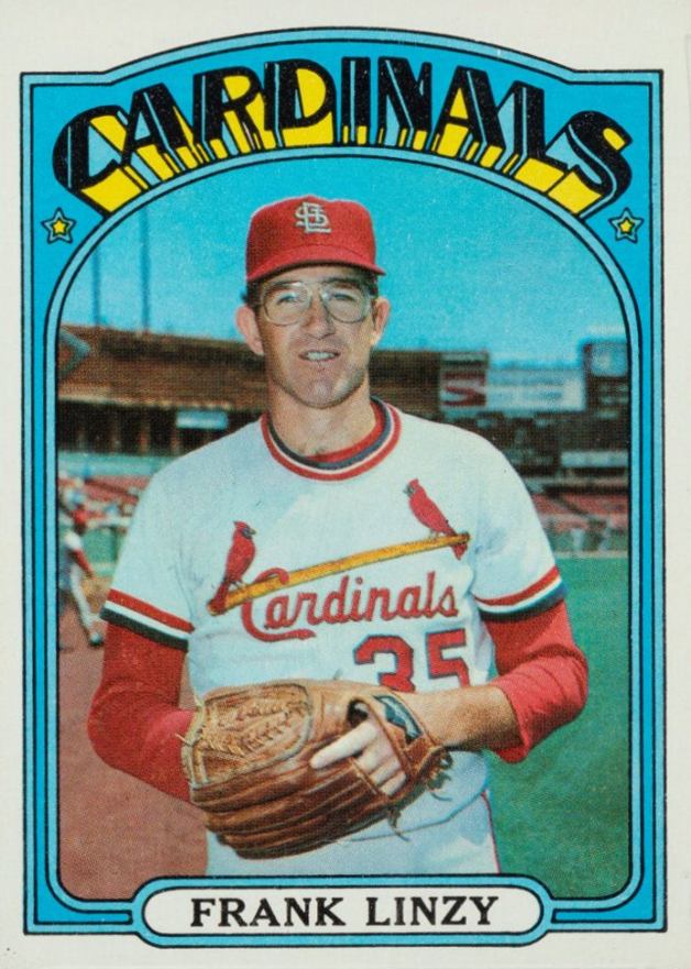 1972 Topps Frank Linzy #243 Baseball Card
