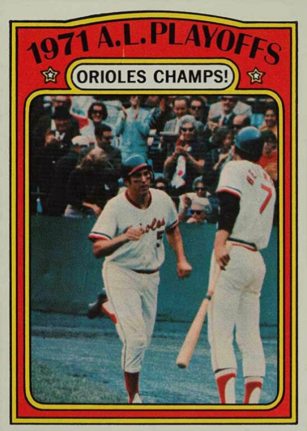 1972 Topps A.L. Playoffs #222 Baseball Card