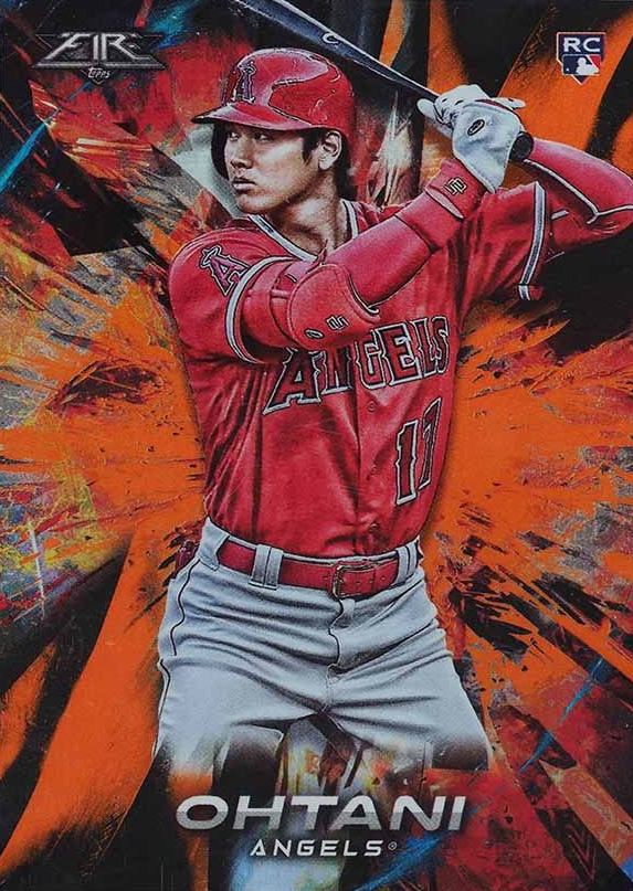 2018 Topps Fire  Shohei Ohtani #150 Baseball Card