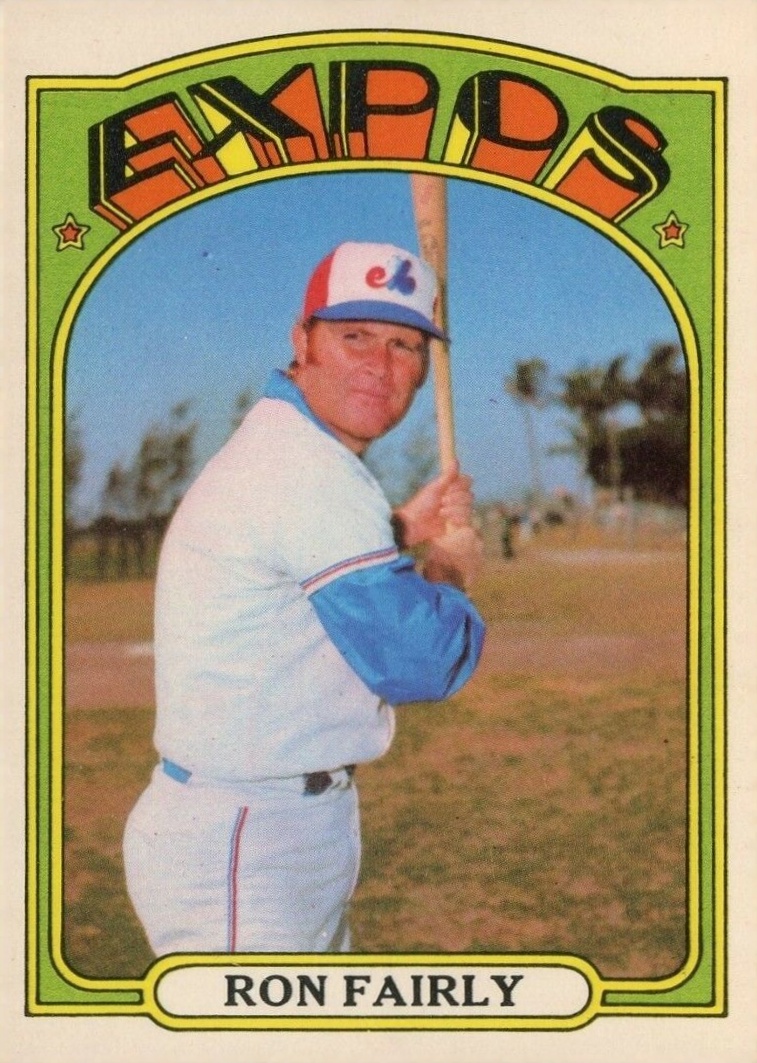 1972 O-Pee-Chee Ron Fairly #405 Baseball Card