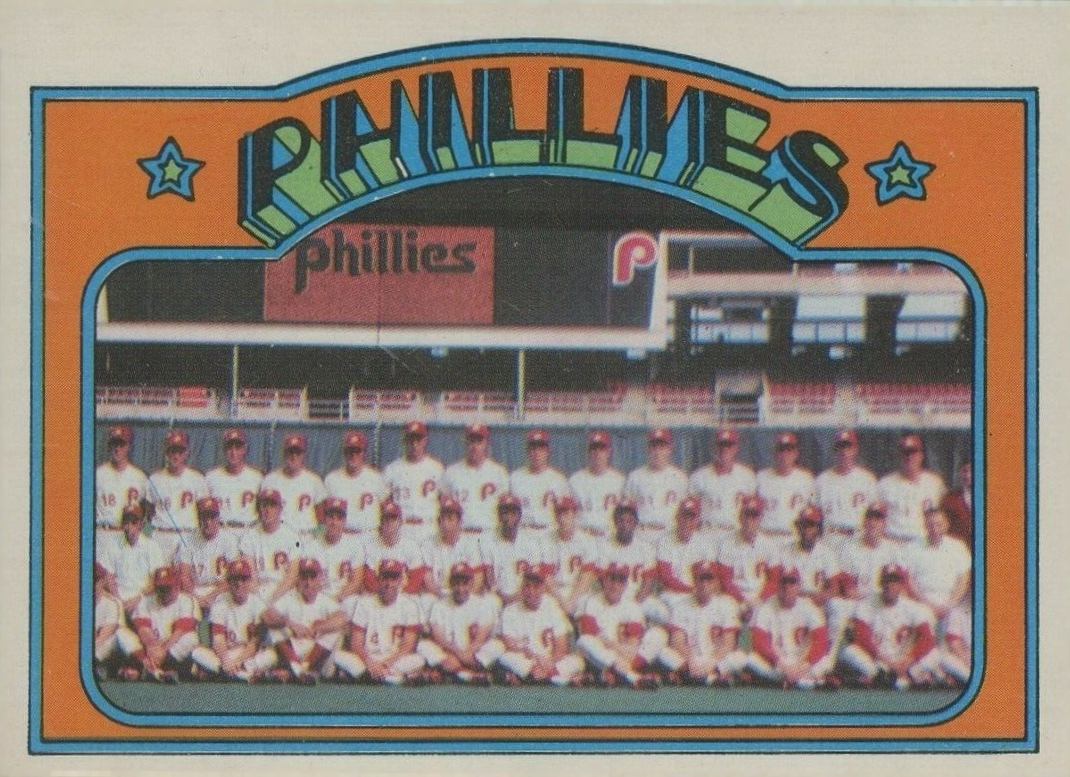 1972 O-Pee-Chee Phillies Team #397 Baseball Card