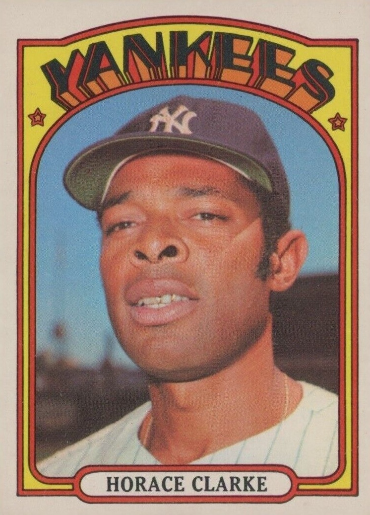 1972 O-Pee-Chee Horace Clarke #387 Baseball Card
