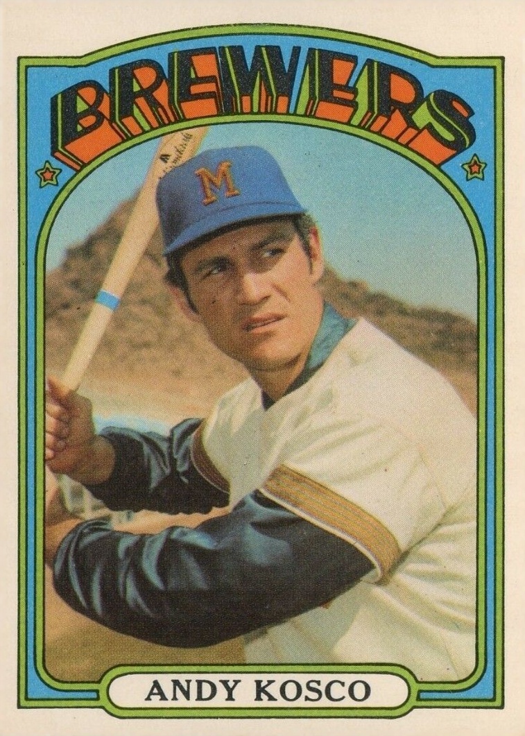 1972 O-Pee-Chee Andy Kosco #376 Baseball Card