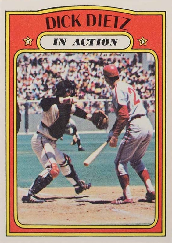 1972 O-Pee-Chee Dick Dietz #296 Baseball Card