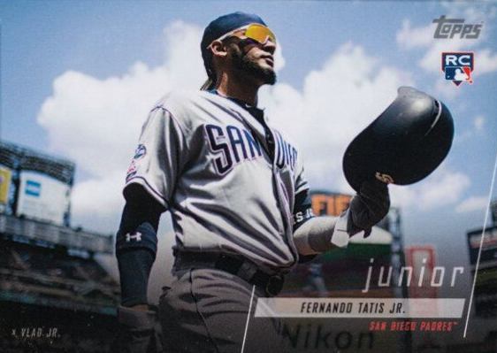 2019 Topps X Vlad Jr. "The Legend" Fernando Tatis Jr. #12 Baseball Card