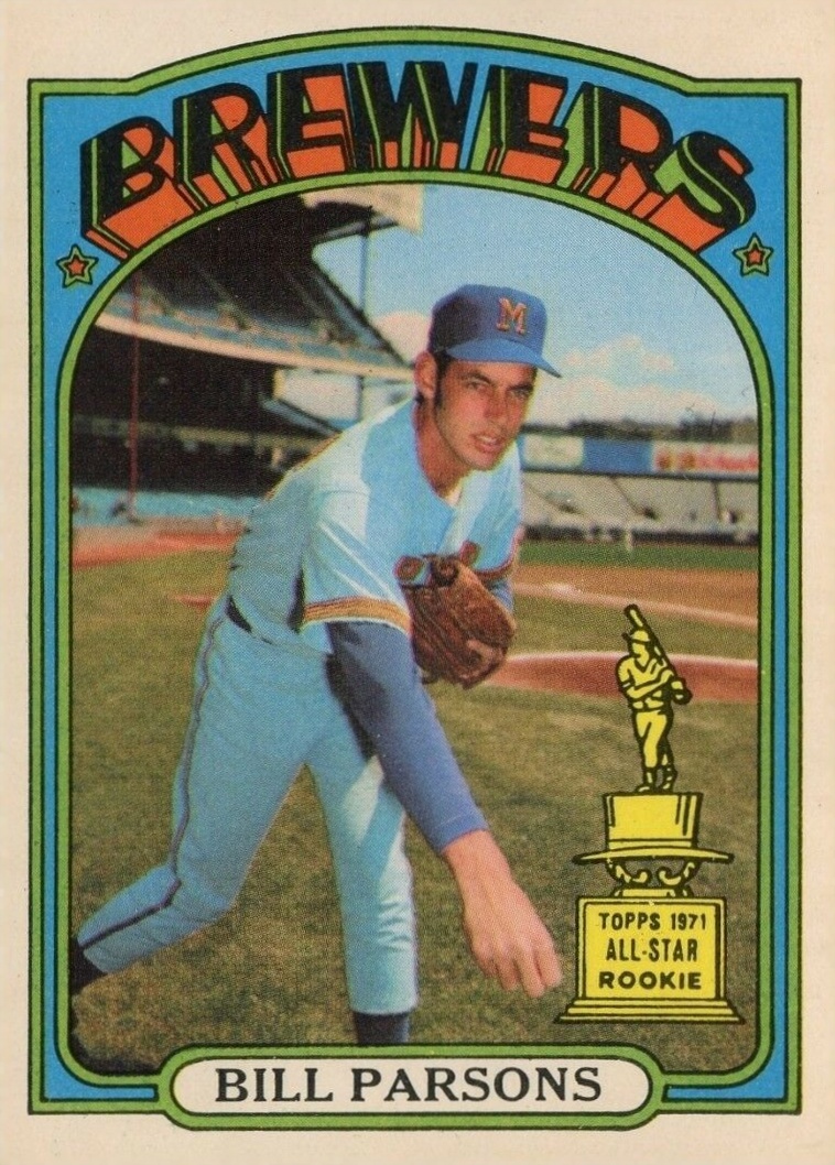 1972 O-Pee-Chee Bill Parsons #281 Baseball Card