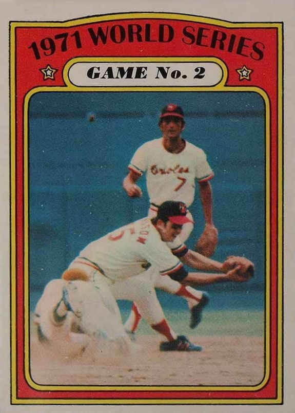 1972 O-Pee-Chee World Series Game 2 #224 Baseball Card
