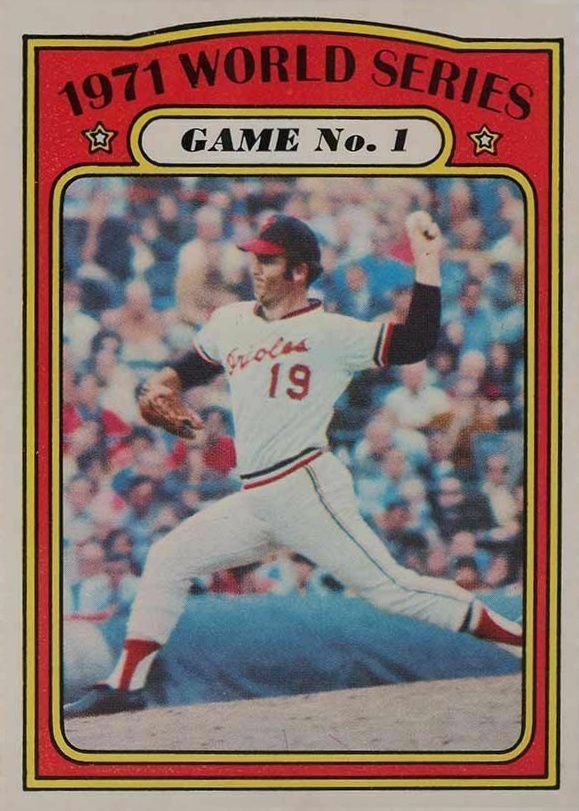 1972 O-Pee-Chee World Series Game 1 #223 Baseball Card