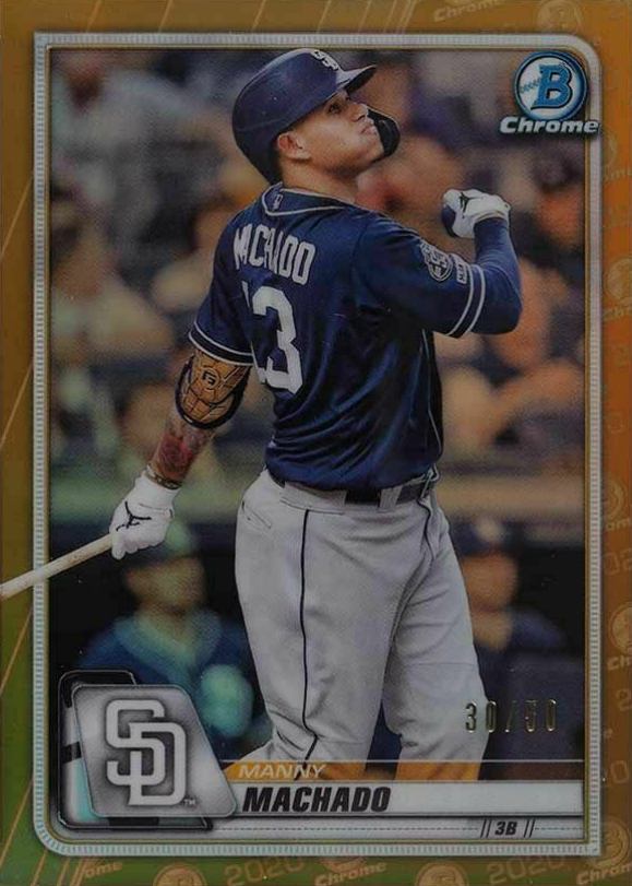2020 Bowman Chrome Manny Machado #2 Baseball Card