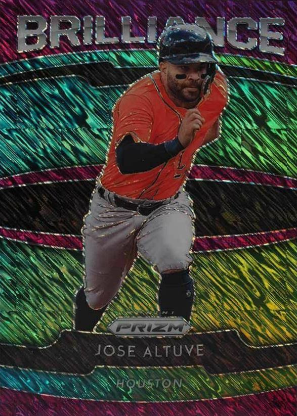 2020 Panini Prizm Brilliance Jose Altuve #B7 Baseball Card
