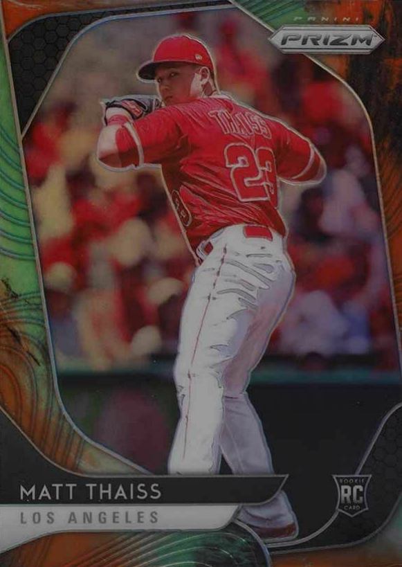 2020 Panini Prizm Matt Thaiss #68 Baseball Card