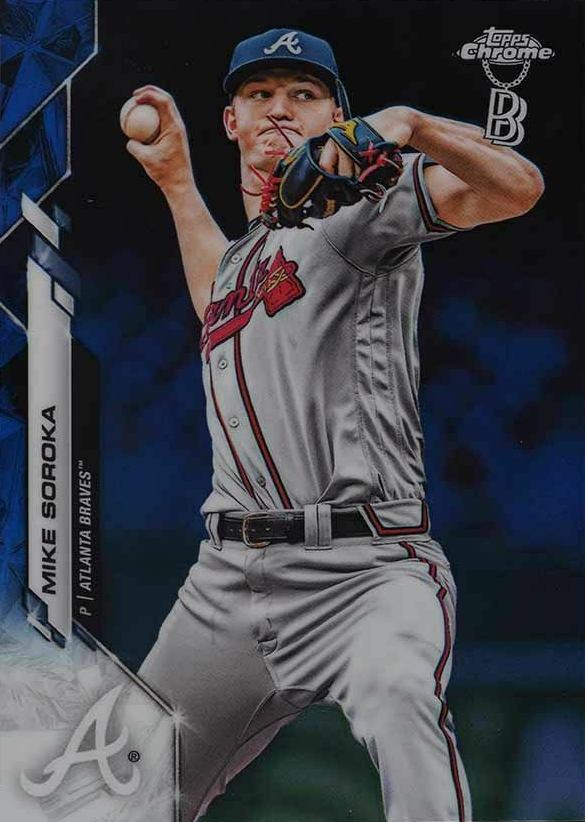 2020 Ben Baller Chrome Mike Soroka #96 Baseball Card