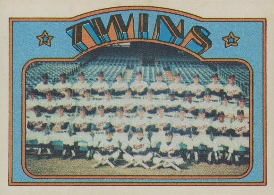 1972 O-Pee-Chee Twins Team #156 Baseball Card