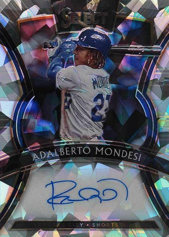 2020 Panini Select Signatures Adalberto Mondesi #SAM Baseball Card