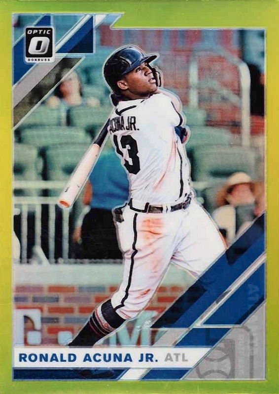 2019 Panini Donruss Optic Ronald Acuna Jr. #177 Baseball Card