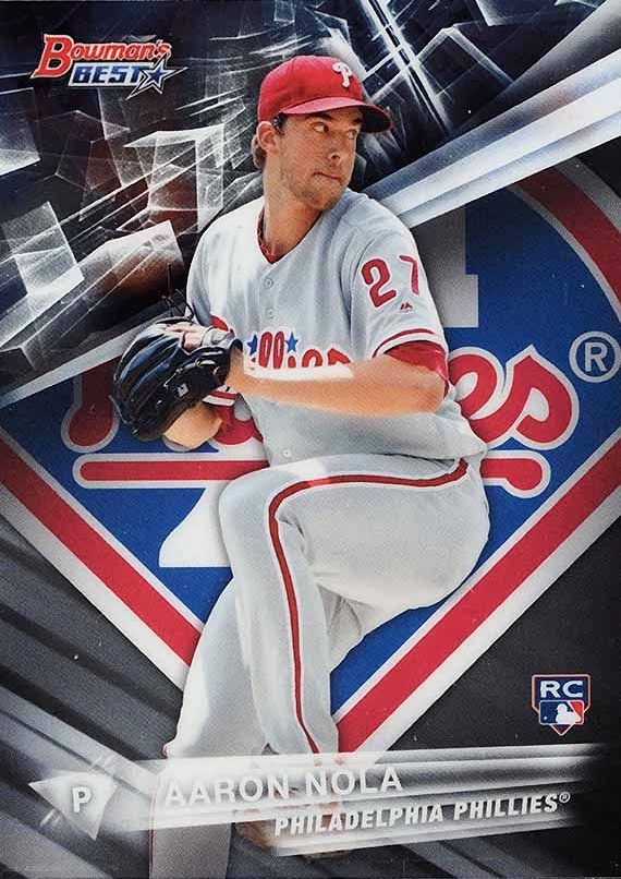 2016 Bowman's Best  Aaron Nola #9 Baseball Card