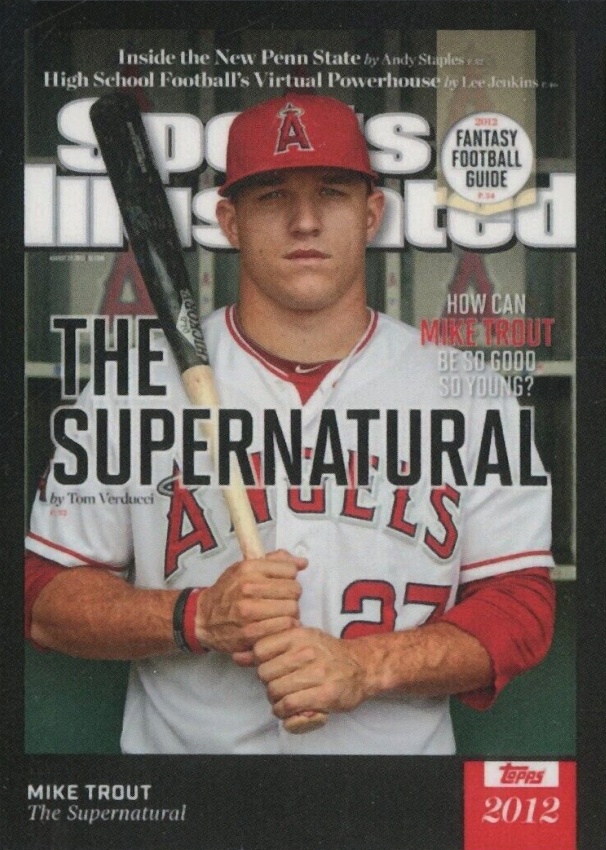 2021 Topps X Sports Illustrated Mike Trout #1 Baseball Card