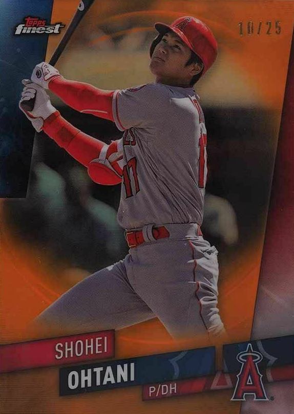 2019 Finest Shohei Ohtani #100 Baseball Card