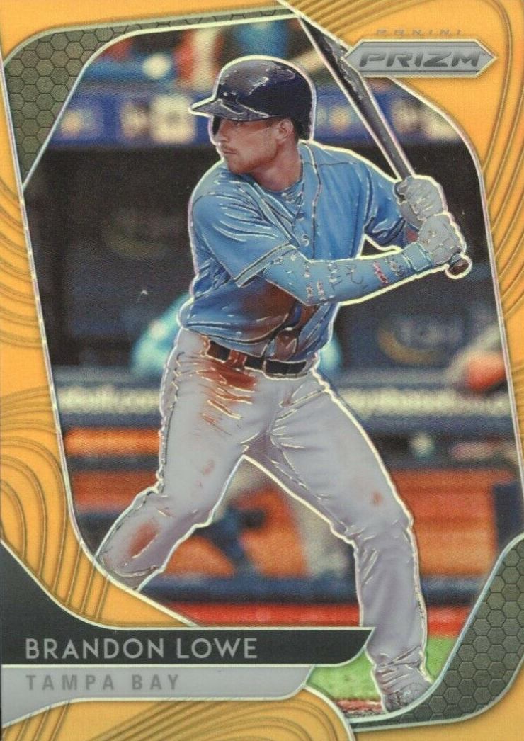 2020 Panini Prizm Brandon Lowe #37 Baseball Card