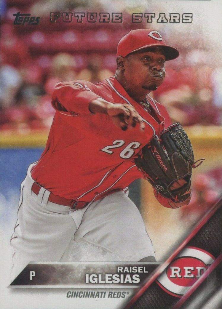 2016 Topps Raisel Iglesias #585 Baseball Card