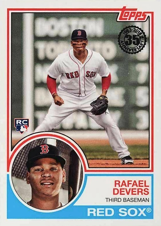 2018 Topps Update 1983 Topps Baseball Rafael Devers #83-47 Baseball Card