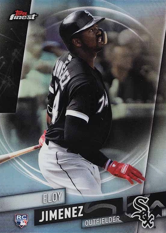 2019 Finest Eloy Jimenez #18 Baseball Card