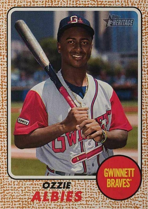 2017 Topps Heritage Minor League Ozzie Albies #103 Baseball Card