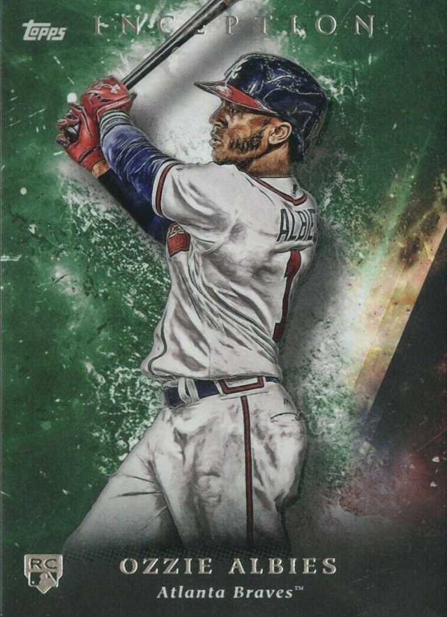 2018 Topps Inception Ozzie Albies #73 Baseball Card