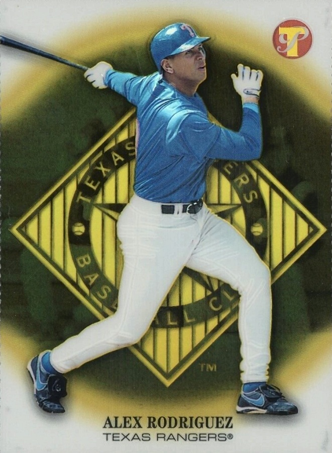 2002 Topps Pristine Alex Rodriguez #1 Baseball Card