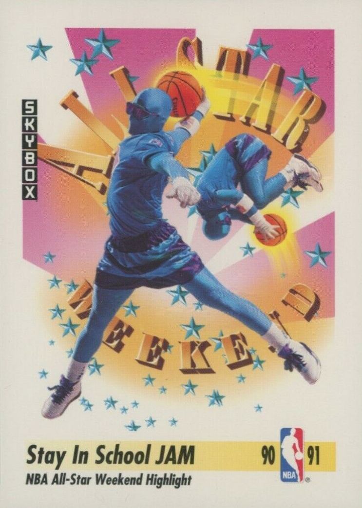 1991 Skybox Stay in School Jam #313 Basketball Card