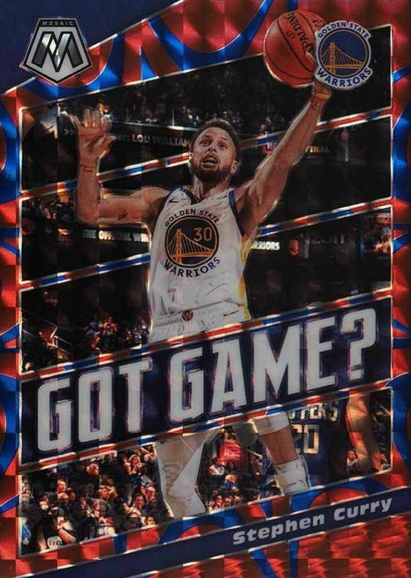 2019 Panini Mosaic Got Game Stephen Curry #9 Basketball Card