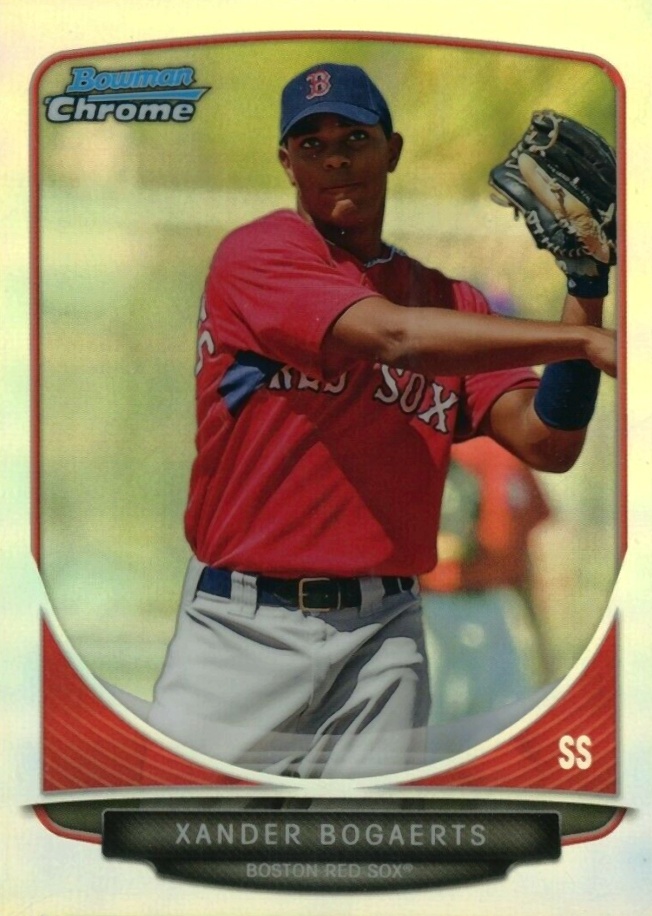 2013 Bowman Chrome Draft Picks & Prospects Top Prospects Xander Bogaerts #TP-40 Baseball Card