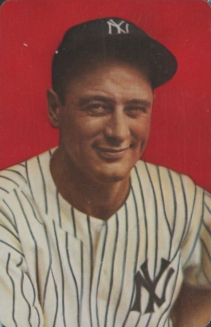 1973 U.S. Playing Card Gehrig Lou Gehrig # Baseball Card