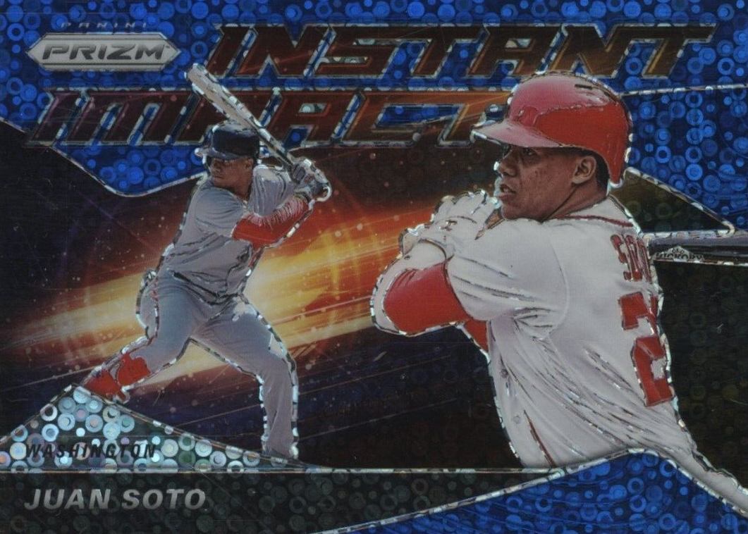 2020 Panini Prizm Instant Impact Juan Soto #II7 Baseball Card