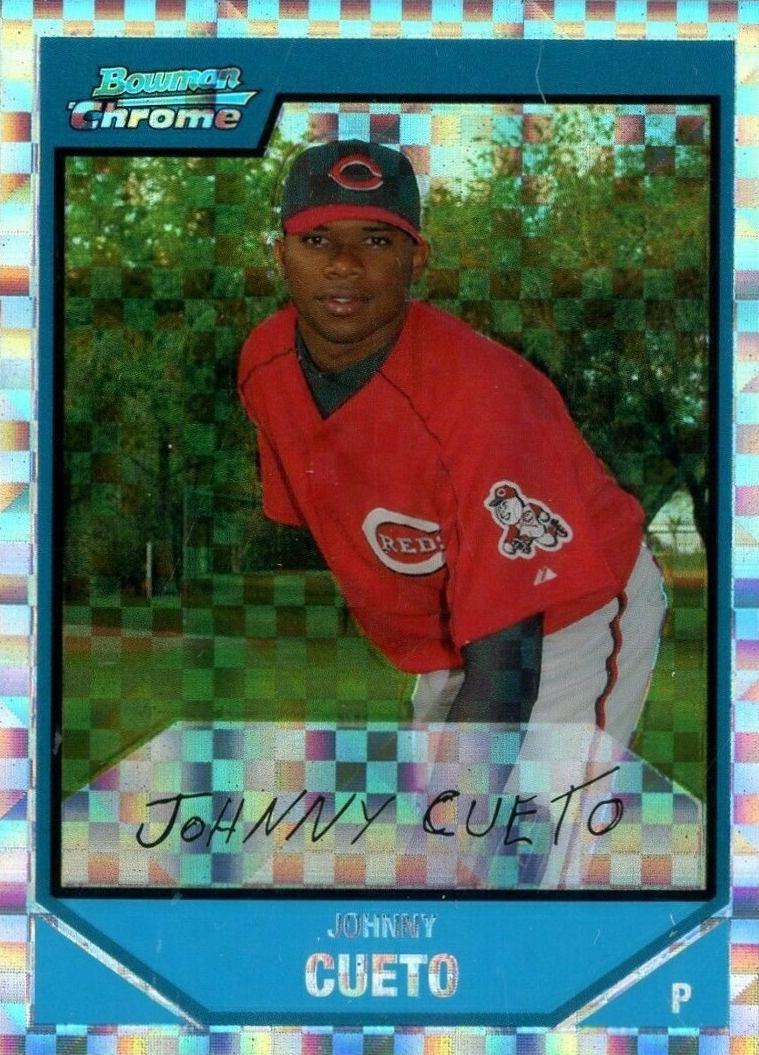 2007 Bowman Chrome Prospects Johnny Cueto #BC145 Baseball Card