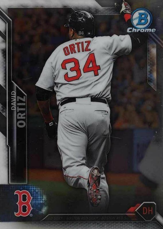 2016 Bowman Chrome David Ortiz #2 Baseball Card