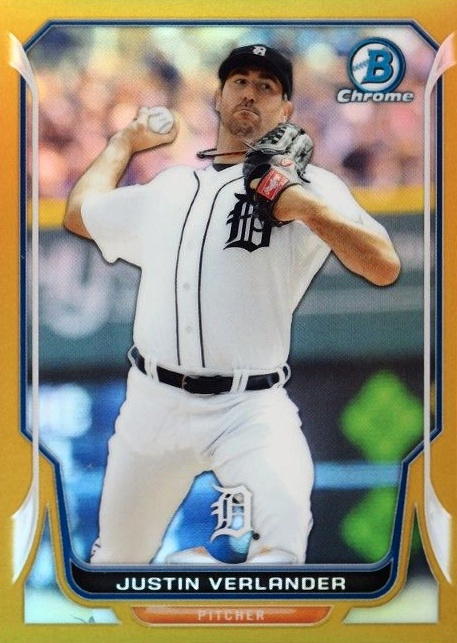 2014 Bowman Chrome Justin Verlander #59 Baseball Card