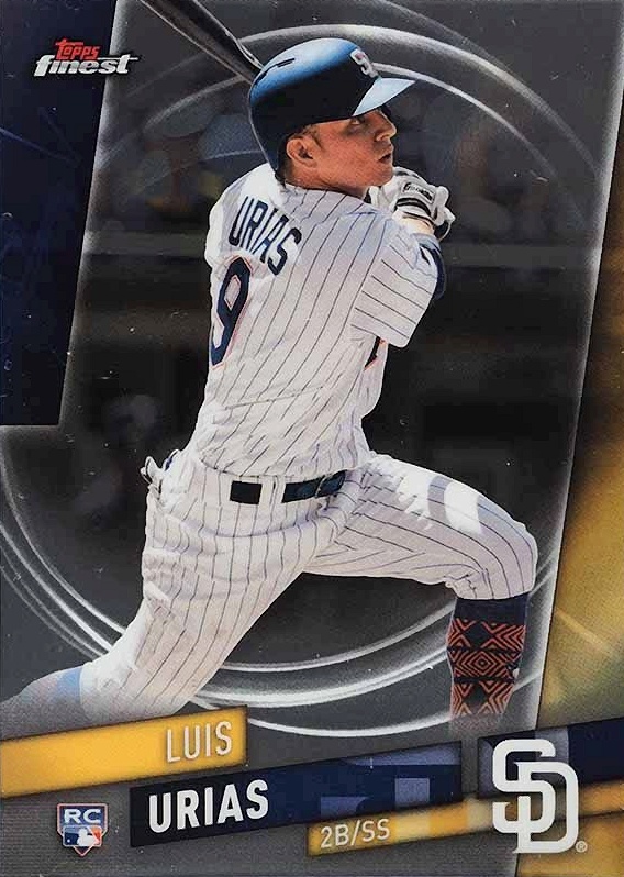 2019 Finest Luis Urias #56 Baseball Card