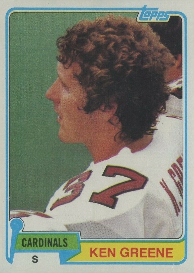 1981 Topps Ken Greene #17 Football Card