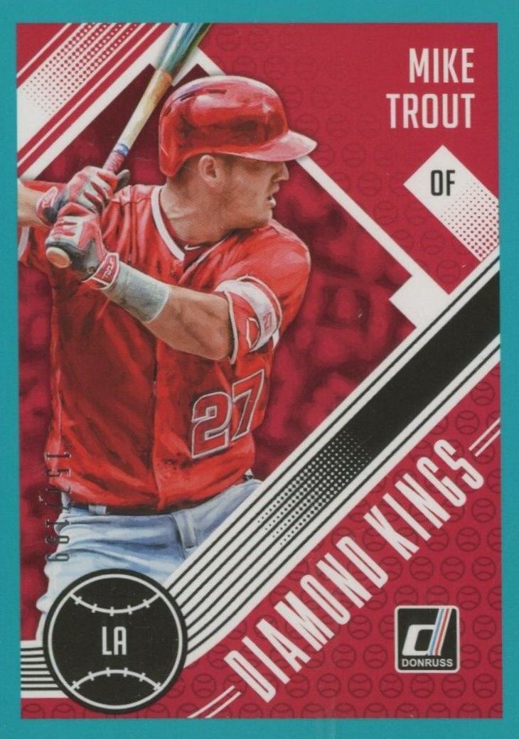 2018 Panini Donruss  Mike Trout #13 Baseball Card