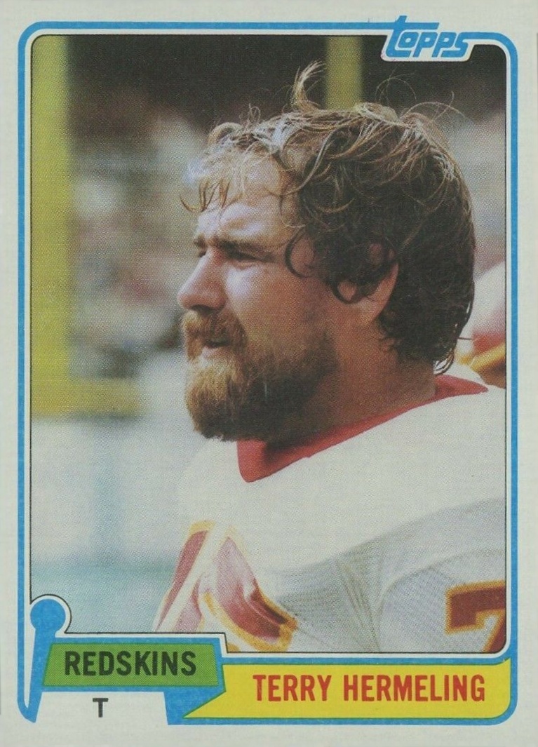 1981 Topps Terry Hermeling #299 Football Card
