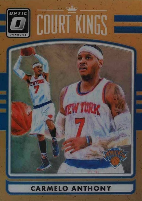 2016 Panini Donruss Optic Court Kings Carmelo Anthony #12 Basketball Card