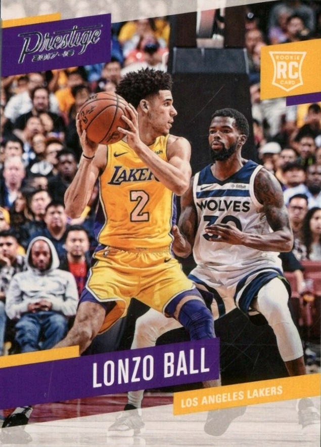 2017 Panini Prestige Lonzo Ball #152 Basketball Card