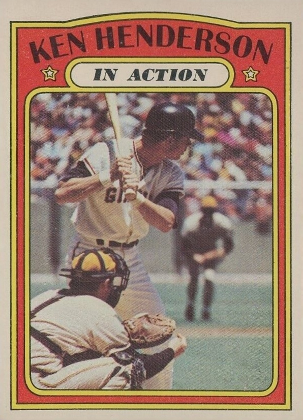 1972 O-Pee-Chee Ken Henderson #444 Baseball Card