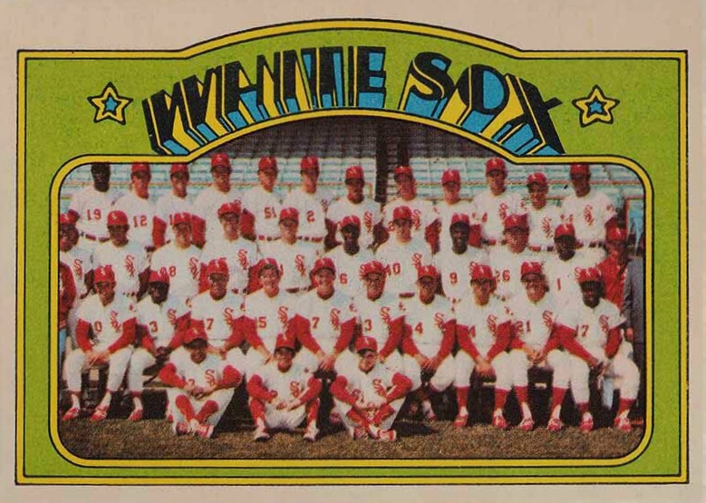 1972 O-Pee-Chee Chicago White Sox Team #381 Baseball Card
