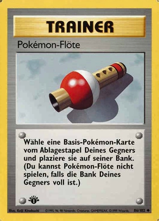 1999 Pokemon German  Pokemon-Flote #86 TCG Card